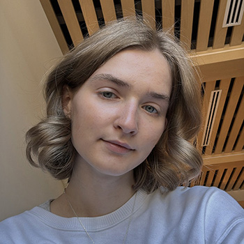 Portrait of a blonde girl